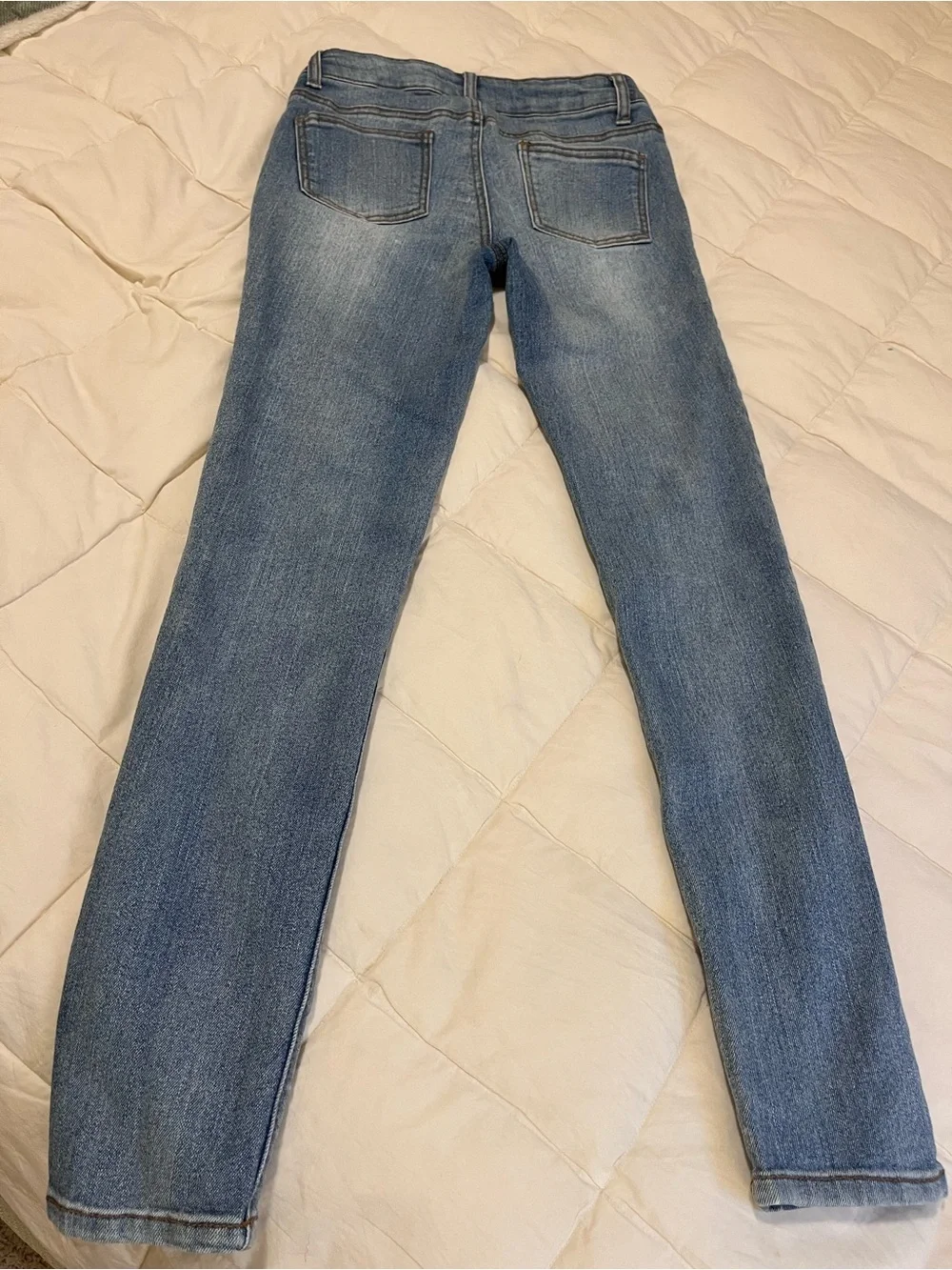 Cherokee Light Blue Skinny Jean with Floral Embroidery